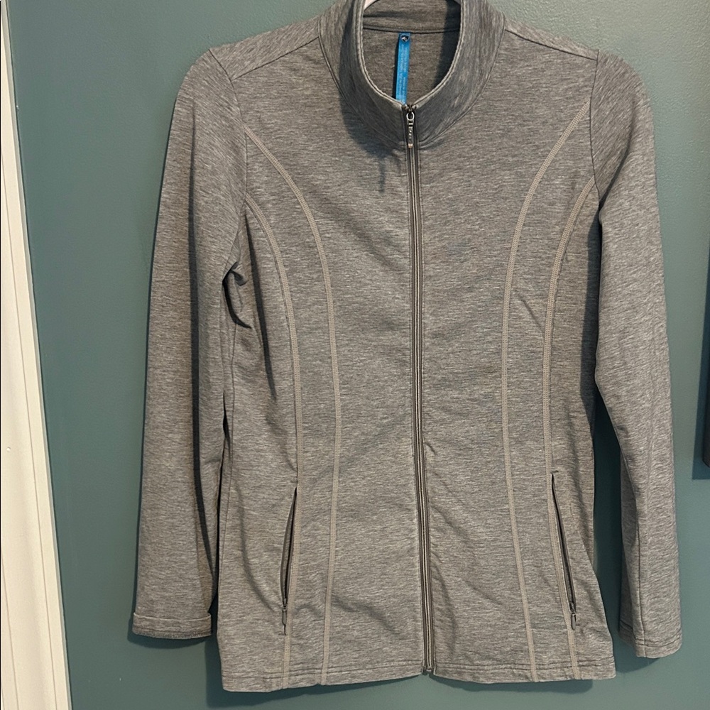 KUHL ladies  zip up jacket in grey. Size XS in good condition.